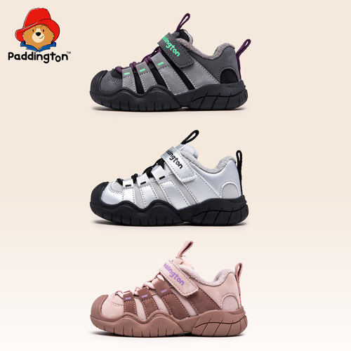 帕丁顿熊童鞋加绒运动鞋