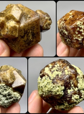 马里绿色翠榴石天然稀有宝石矿物晶体原矿石教学标本奇石摆件科普