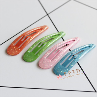 外贸精美公主刘海夹跳板夹宝宝女孩儿童发饰头饰品婴童BB夹发夹