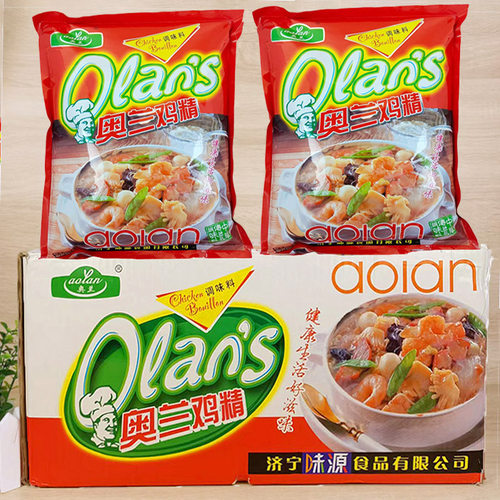 整箱山东奥兰鸡精1kg*10大袋商用
