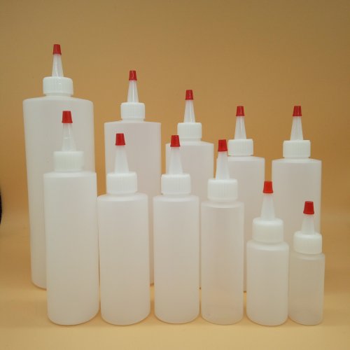 30ml60ml120ml750ml半透明小红帽瓶HDPE塑料瓶尖嘴瓶胶水分装瓶