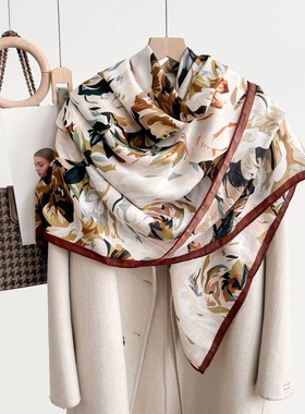 【玫瑰的故事】时尚百搭丝毛女士围巾女丝巾披肩保暖