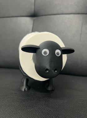 跨境Sheep Toilet Paper Roll Holder绵羊纸巾盒绵羊厕纸架小羊