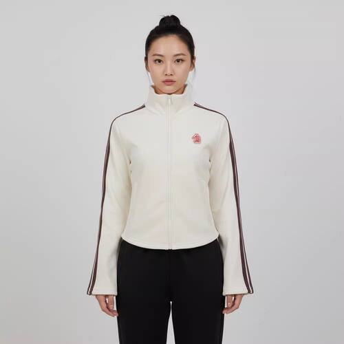 阿迪达斯女子CNY马年新年款运动休闲立领夹克外套KG3456 HY2129