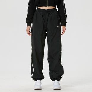 耐克女裤2026春新款运动裤宽松梭织束脚休闲长裤IM8032-011