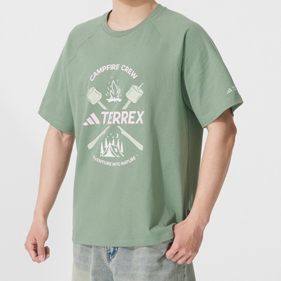 阿迪达斯T恤男装运动跑步健身训练透气短袖JI8316 JI8318 JI8317