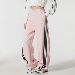 阿迪达斯女25冬香蕉裤 百搭显瘦长裤 KB7602 KF2682 三条杠真是时尚