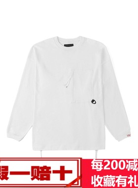 VANS范斯2024款男女运动休闲圆领长袖T恤VN000H2SWHT/VN000H2SBHH