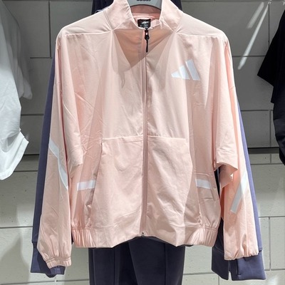 阿迪达斯女子Z.N.E秋款运动训练休闲立领夹克KE4883 882 KE4884