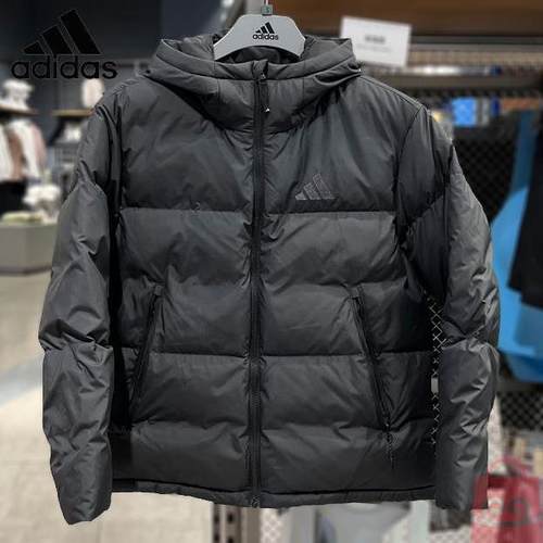 阿迪达斯Adidas女子25冬新款运动保暖羽绒服外套JV6192 JV6191