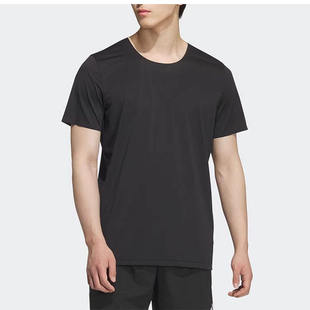 KH3752 KH3751 阿迪达斯男子暗花压胶马拉松跑步速干短袖 T恤