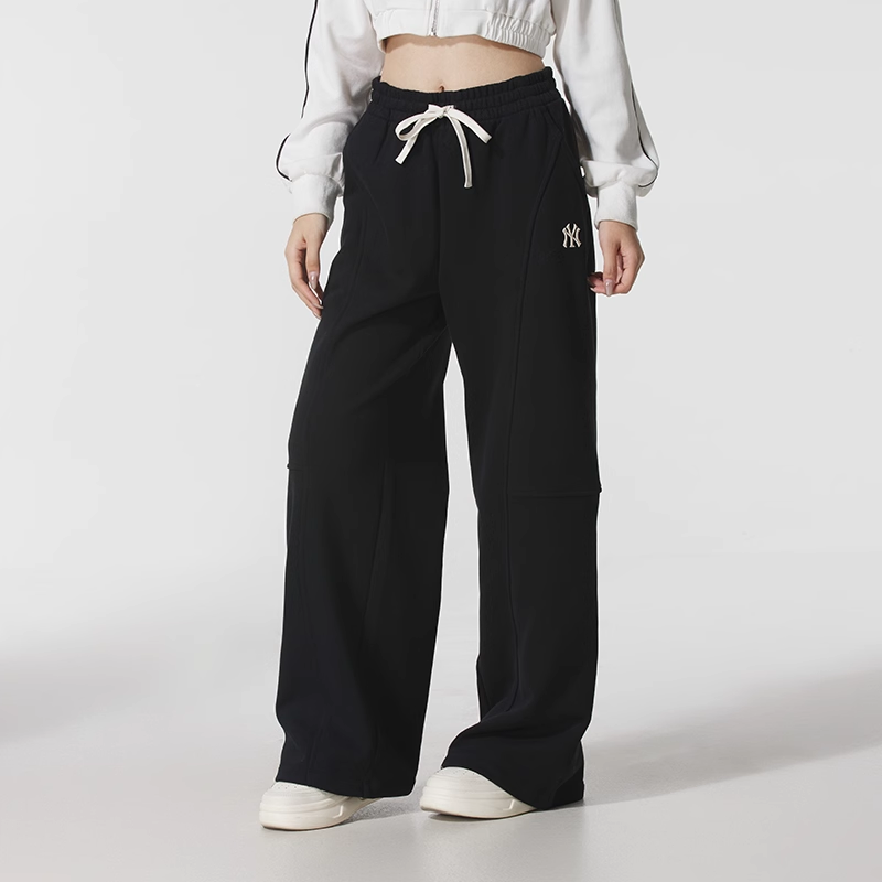 MLB女裤新款运动裤户外潮流时尚透气休闲裤针织长裤 3FPTB1656