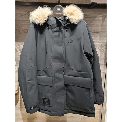 New Balance女子中长款防水羽绒服连帽保暖外套AWJ44308 4302