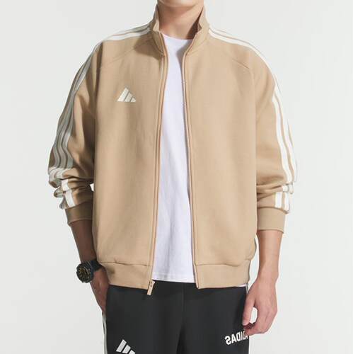阿迪达斯正品新款男运动健身宽松舒适休闲针织夹克KC2847/KR8389