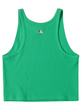 MLB短袖T恤24年夏季新款女子无袖背心休闲3FTKV0243/3FTKB0443