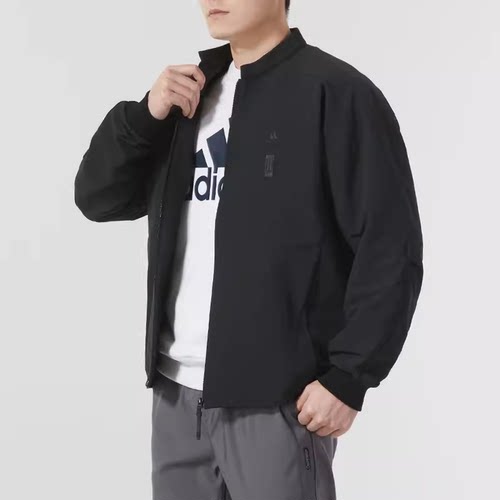 阿迪达斯外套男子武极系列运动休闲立领夹克IX4282 IX4284