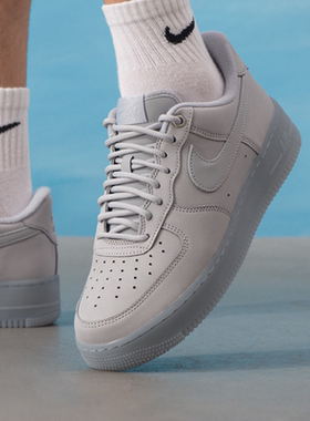 NIKE耐克男鞋灰色AF1空军一号秋季运动休闲鞋低帮板鞋CJ9179-002