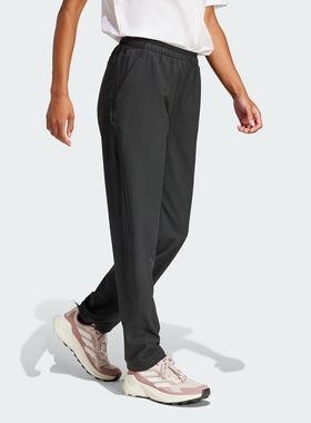 阿迪达斯25秋新款W MT LITEFLEX P女士经典户外徒步长裤 JF3693