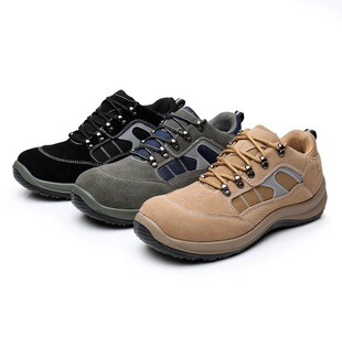 防砸防刺穿耐磨防滑牛皮仓库制造工矿船厂交通工厂企业焊工劳保鞋