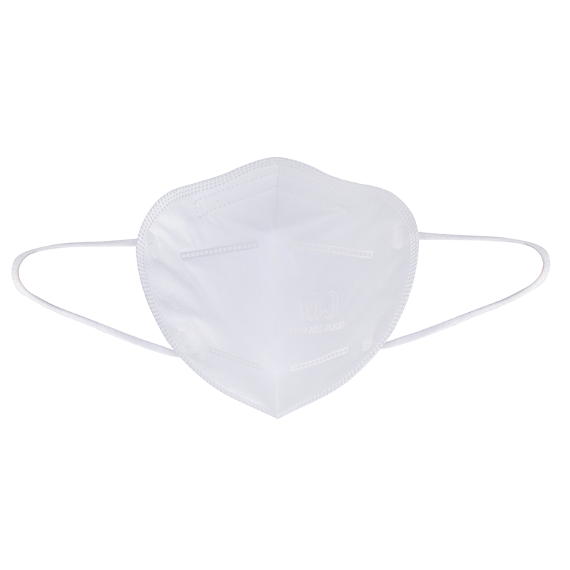 朝美平面式耳带戴kn95折叠建筑工地防尘口罩 gb2626-2019 50只/盒