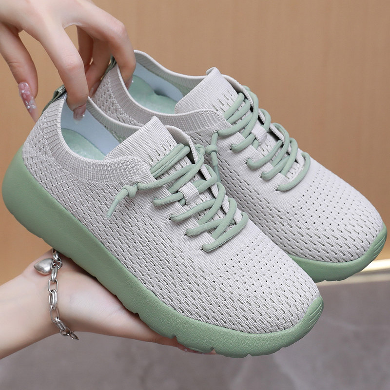 老北京布鞋女款网鞋夏季网面透气女鞋中老年妈妈鞋软底防滑休闲鞋