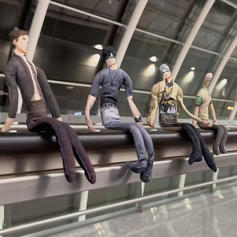 Craft Your Vision: Posable Abstract Mouse Finger Plush Skeleton - Product image 4