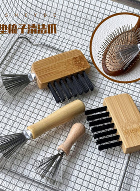 ITSHEYDC 气垫梳子清洁爪刷毛发清洁器爪子梳子头发缠绕清理工具