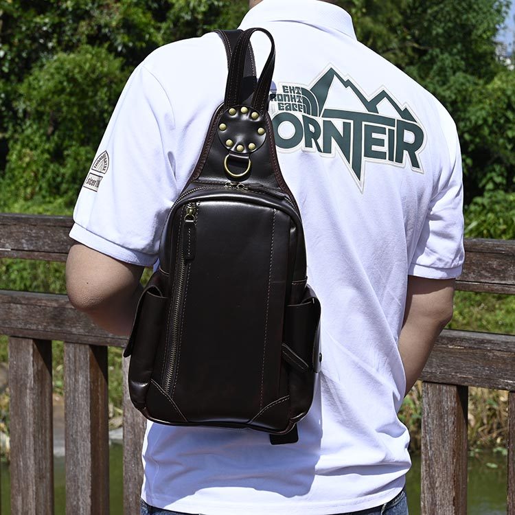 头层牛皮胸包背包休闲男士包户外肩包真皮斜挎包大容量单肩斜挎包,箱包皮具/热销女包/男包,男士包袋,淘宝优惠券,粉丝福利购,淘宝优惠卷