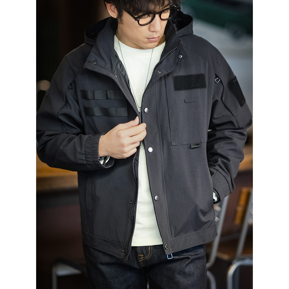 上弹工装防风防水机能战术夹克男