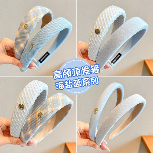 儿童高颅顶发箍高级感发捆