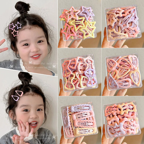 儿童可爱星星发夹刘海夹女童前额边夹侧边碎发夹女孩发饰bb夹头饰
