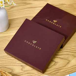 情人节生巧克力包装盒礼盒高档手工diy单格生巧盒空盒子20颗16粒