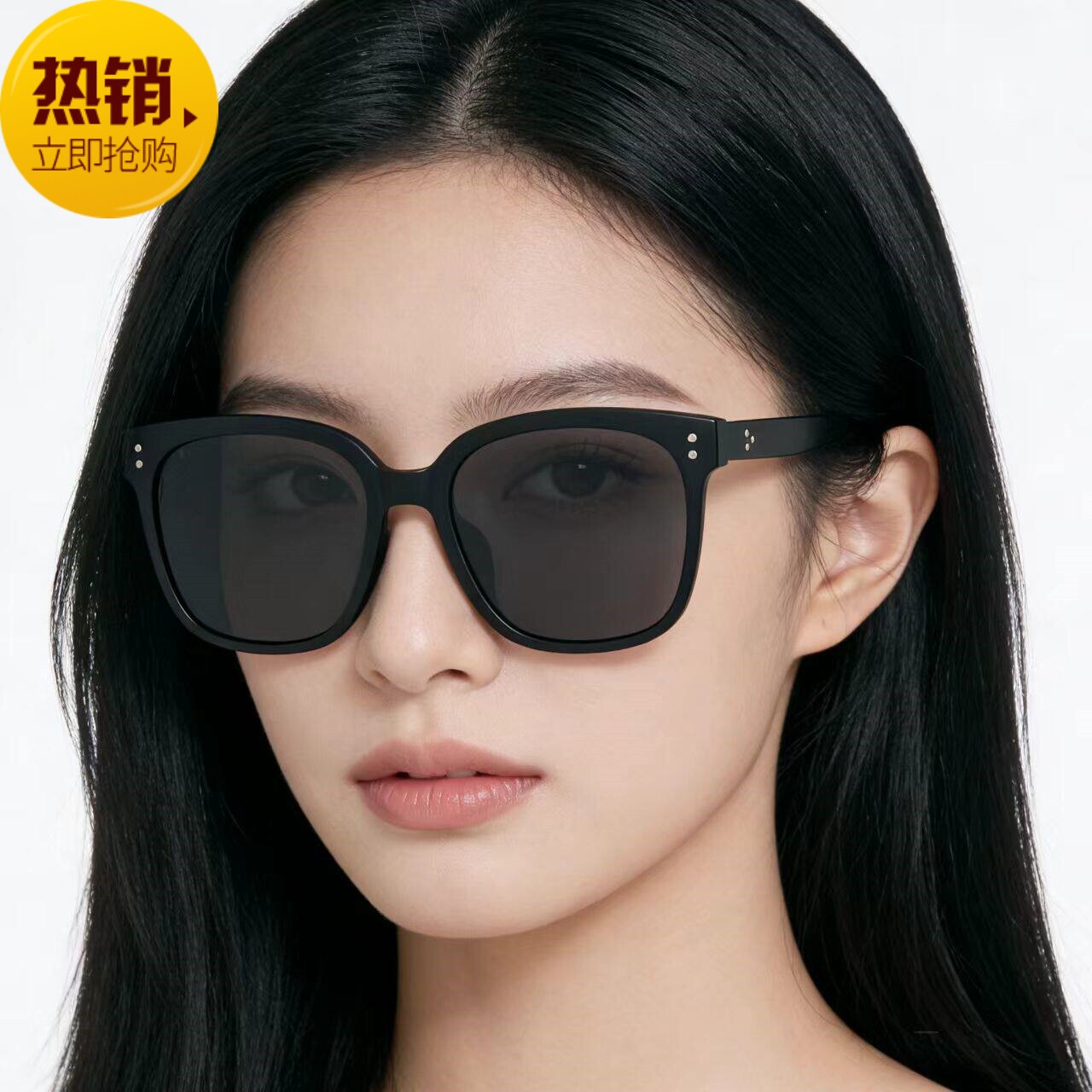 墨镜女款高级感2026新款防紫外线显脸小防晒大脸显瘦偏光太阳眼镜