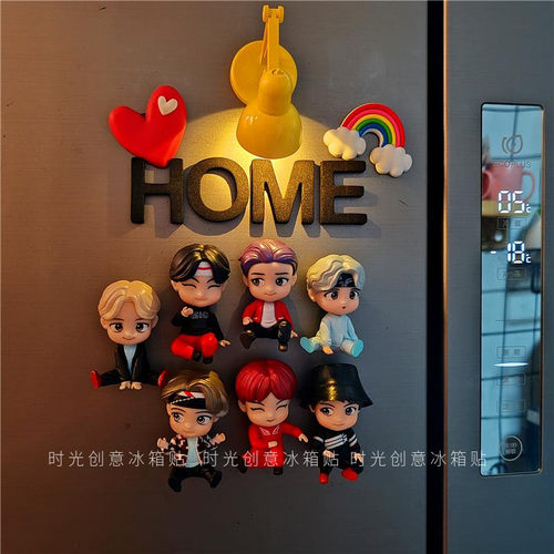 防弹少年团冰箱贴磁贴冰箱装饰