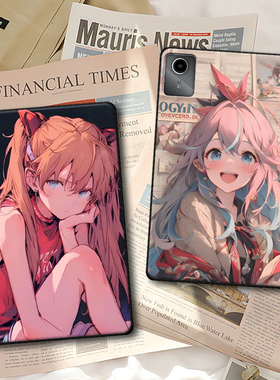 适用联想小新PadProGT平板保护套Padplus软壳12.7定制11.5轻薄个性日系动漫二次元卡通女孩ins风单面无盖简约