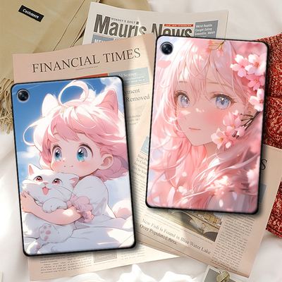 适用OPPOPad4Pro平板保护套Air2防摔软壳Pad2定制3Pro轻薄11.4清新SE女孩可爱卡通ins风单面无盖简约