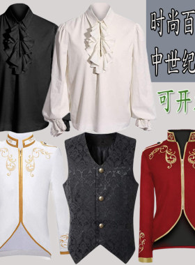 万圣节欧美燕尾服中世纪复古宫廷