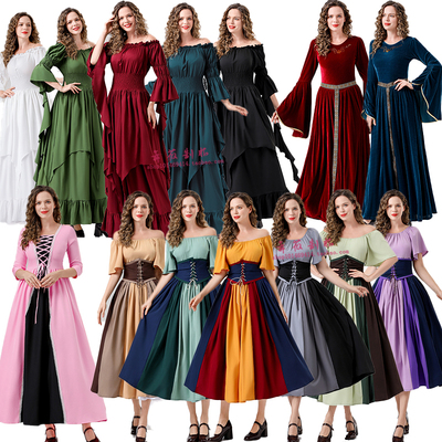 欧式复古长裙贵族贵妇万圣节公主