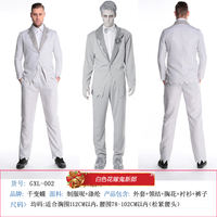 Halloween vampire prince king Ghost General Clown Skeleton cosplay performance costume Adult performance costume thumbnail 8