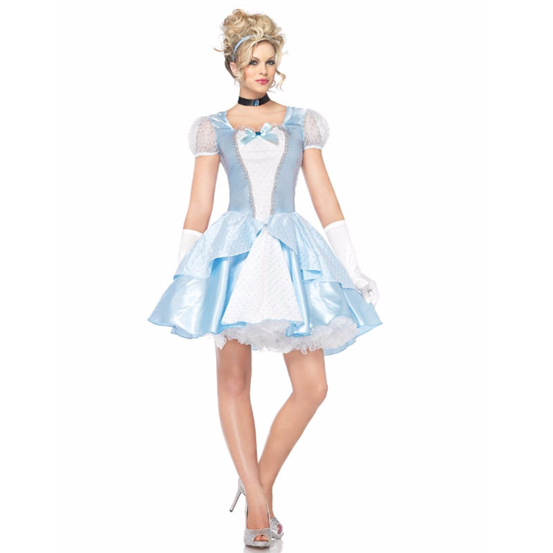 2017万圣节公主裙装 节日派对cosplay白雪公主扮演演出服
