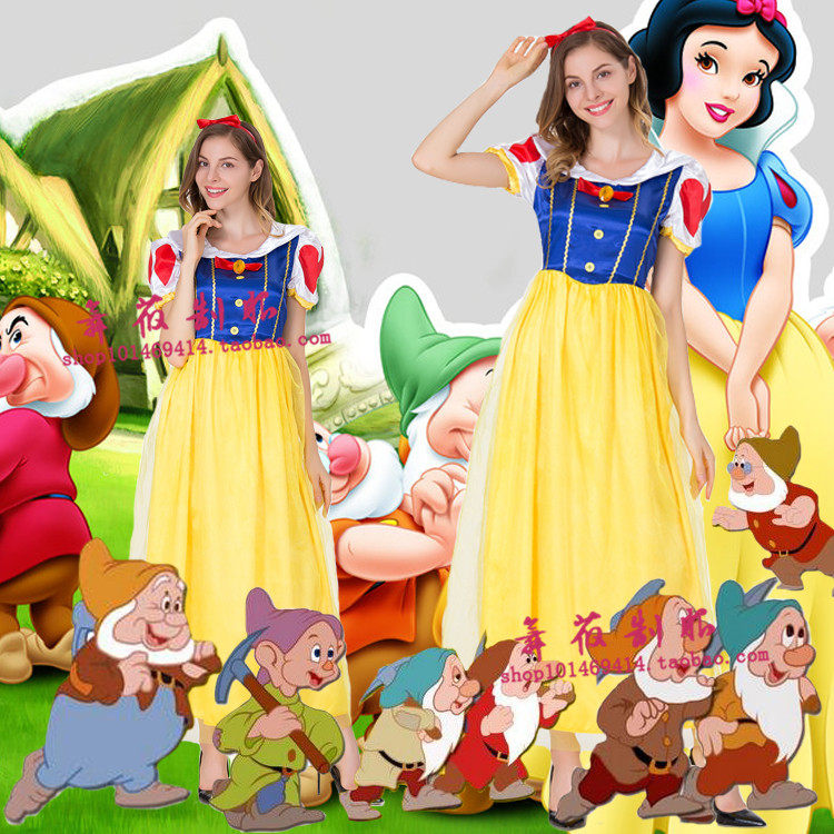 万圣节服装成人白雪公主裙舞台演出cosplay服装 新款儿童节日礼服