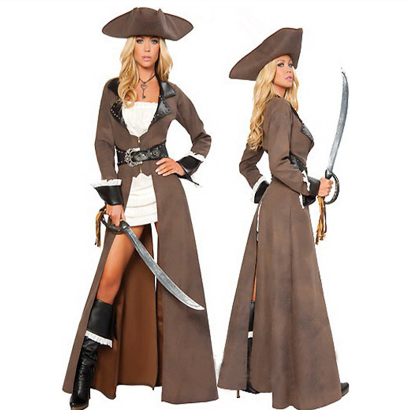 万圣节cosplay女海盗服装角色扮演加勒比海盗服装成人海盗服装