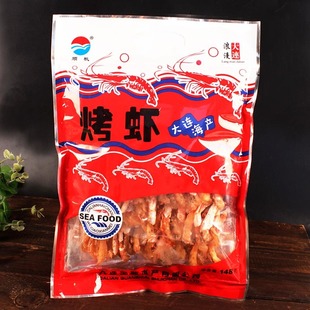 大连海货顺帆烤虾148g袋开袋即食海鲜零食小吃无沙做汤鲜美包邮