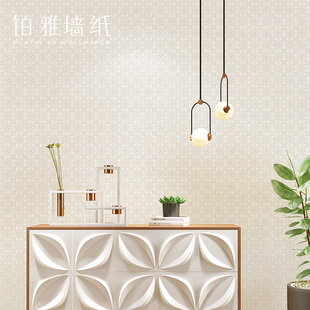 新中式电视背景墙纸无纺布壁纸书房餐厅卧室高级感非自粘2026新款