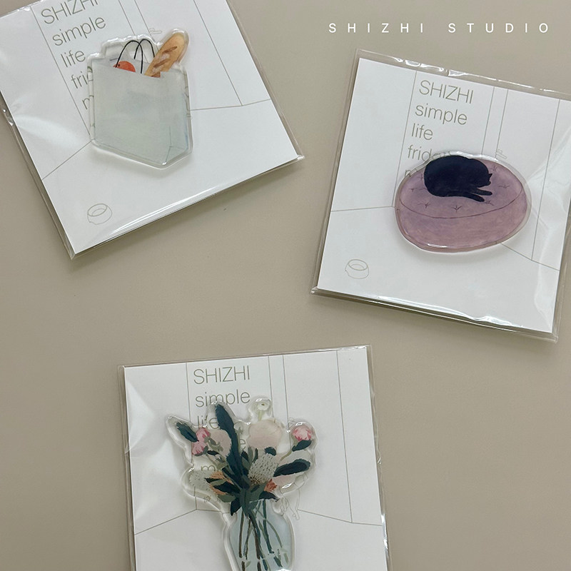 十指「家的样子」SHIZHI simple life fridge magnet冰箱贴限量