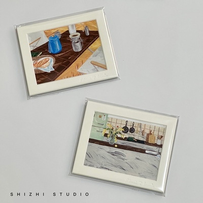 十指文艺艺术冰箱贴文创设计治愈