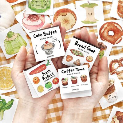 Infeel.Me便签本 美味收藏系列 可爱吐司甜点手帐diy装饰素材纸