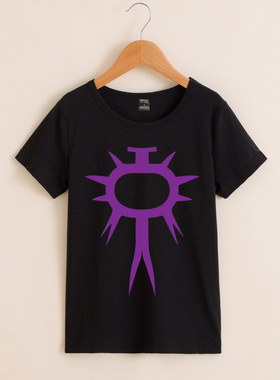 童装定做格斗之王拳皇kof97中大童短袖衣服关底大boss大蛇纹身T恤