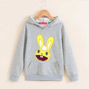 HTF快活林的朋友们黄兔衣服happy tree friends卫衣外套童装衣服