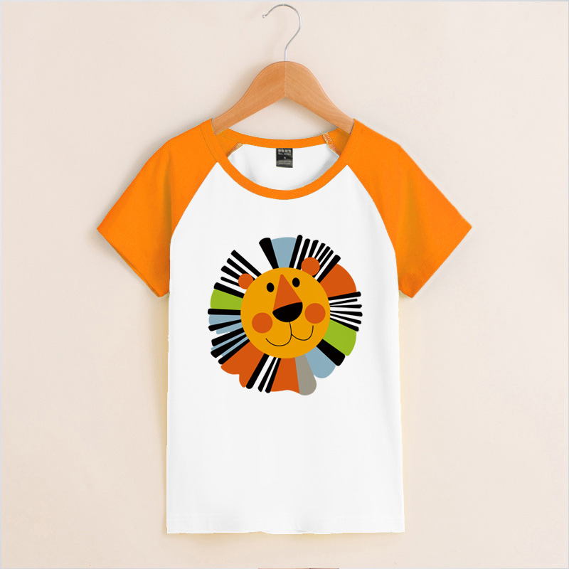 涂鸦春季短袖卡通风动物班服